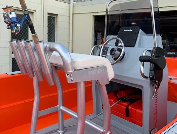 Dolphin Pro+ 2025V Boat T Top Fit Small To Medium Boat + Pro 29in Leaning Post