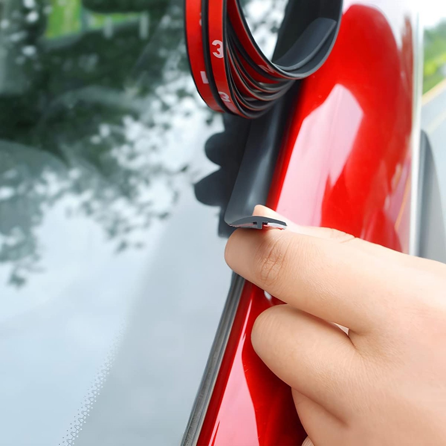 Car Sunroof Windshield Edge Weather Seal Rubber Trim Molding Cover Sealing Strip
