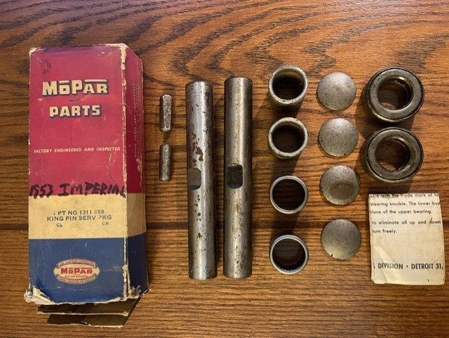 NOS MOPAR 1940 – 1955 KING PIN PKG. CHRYSLER PLYMOUTH DODGE DESOTO IMP. 1311059