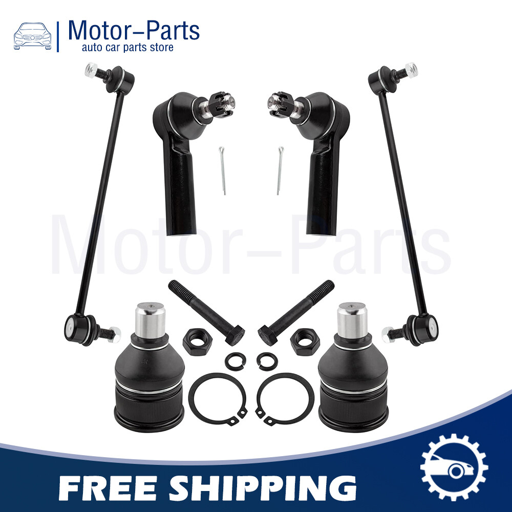 Front Lower Ball Joint Tie Rod Sway Bar Set for 2005-2009 Escape Tribute Mariner