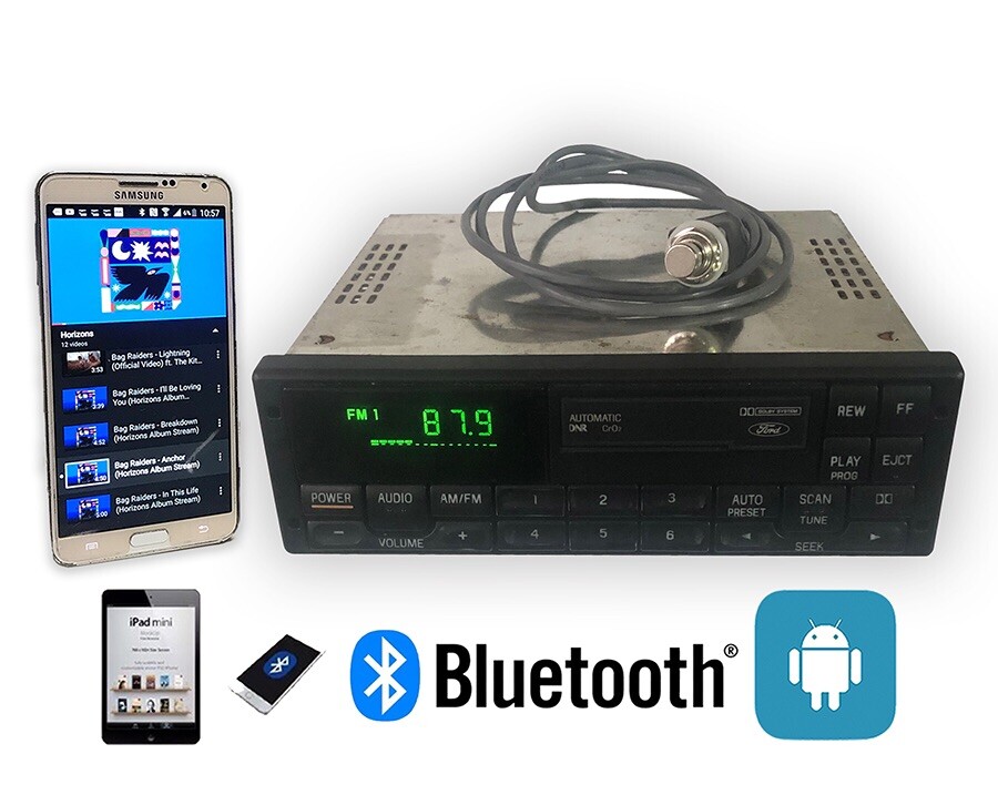 ✅94-97 Ford Mustang F150 Thunderbird OEM AM FM Bluetooth Premium Sound