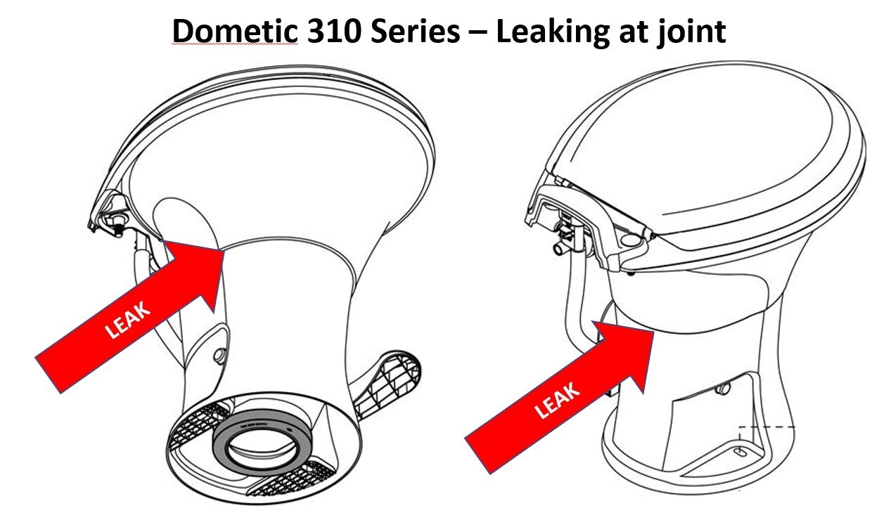 STOP! Dometic 310/311/410/411 Toilet Leak Repair Kit + 2 Exclusive Gaskets