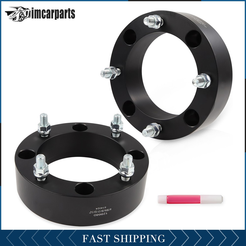 (2) 2″ 4×156 Wheel Spacers 12×1.5 For Polaris RZR XP Ranger 1000 900 4/156 ATV