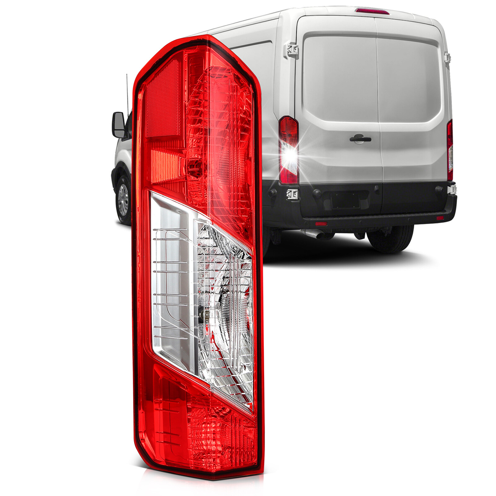 Left Driver Side For 2015-2023 Ford Transit 150 250 350 Tail Light Assembly