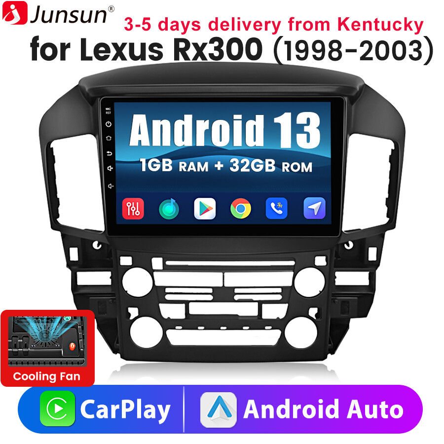 For Lexus Rx300 1998-2003 Carplay 1+32G Android13 Car Radio GPS Navi WIFI DAB BT