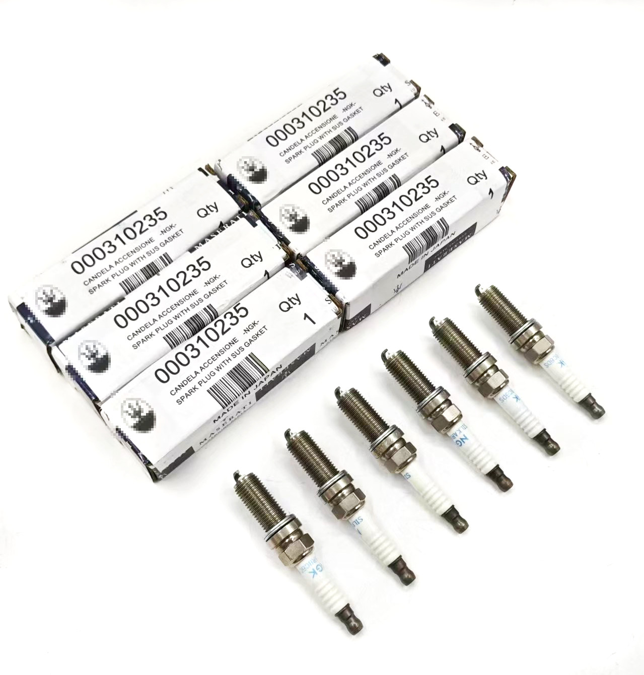 Genuine 000310235 Spark Plugs Kits for Maserati Ghibli, Quattroporte & Levante