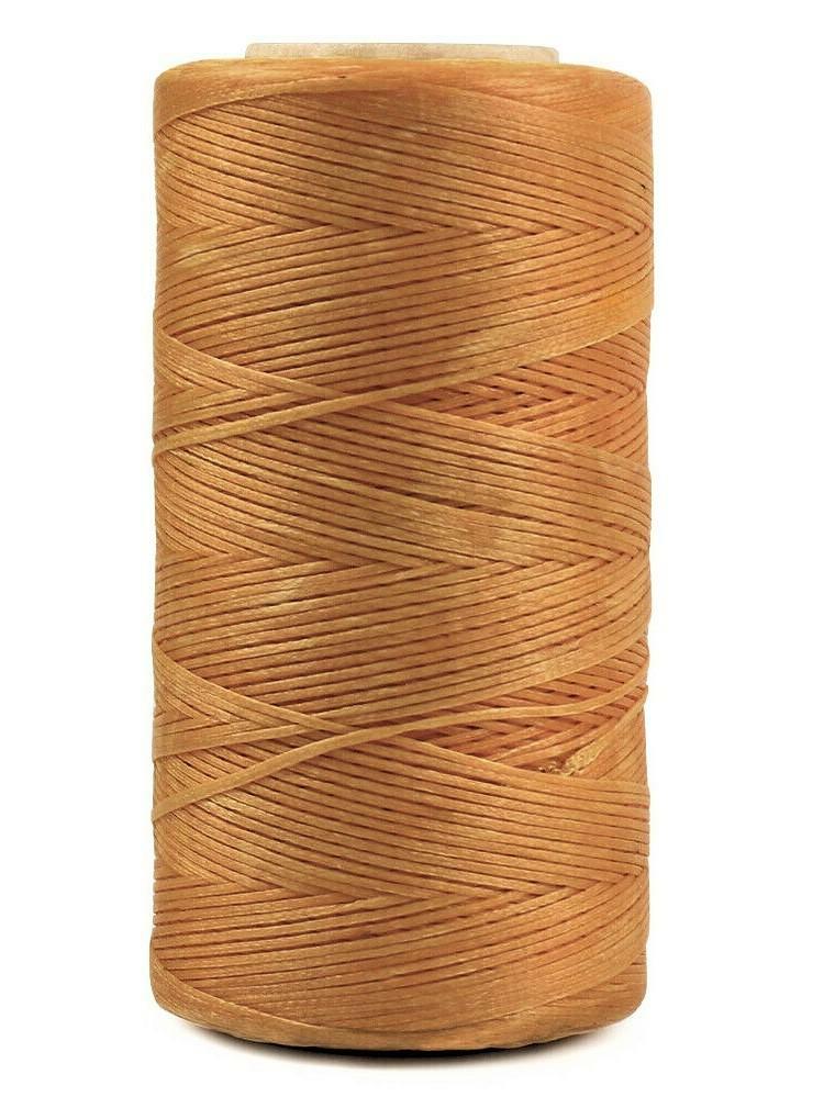 Waxed Sail Twine / Whipping & Sewing Thread – 1/4 pound bulk spool NATURAL