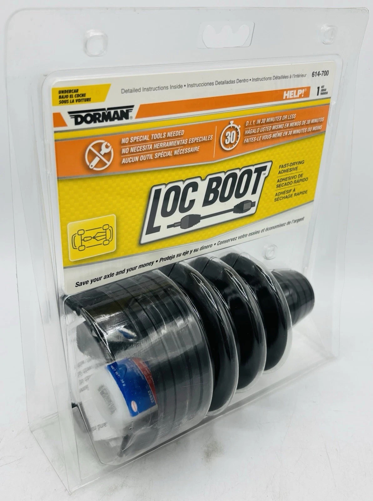 DORMAN Fast-Drying Adhesive Split CV LOC BOOT {F614-700XB} 614-700 New