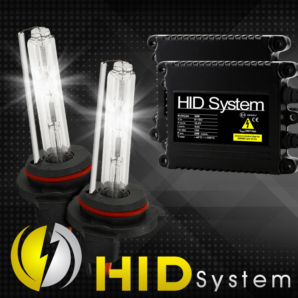 12V 55W 9005 High Beam Slim Xenon HID Conversion Kit 1 Set 6000K Diamond White