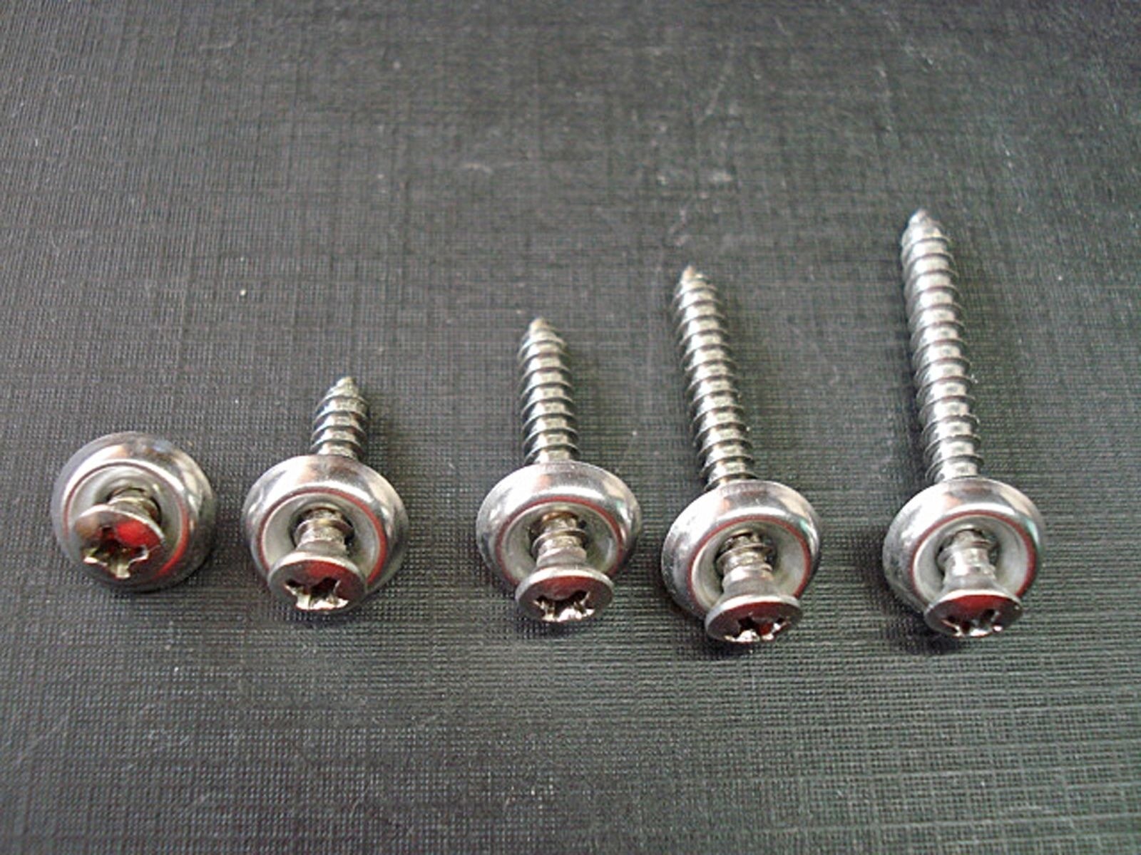 50pcs #8 w/#6 phillips oval head screws cup washers stainless fits Dodge