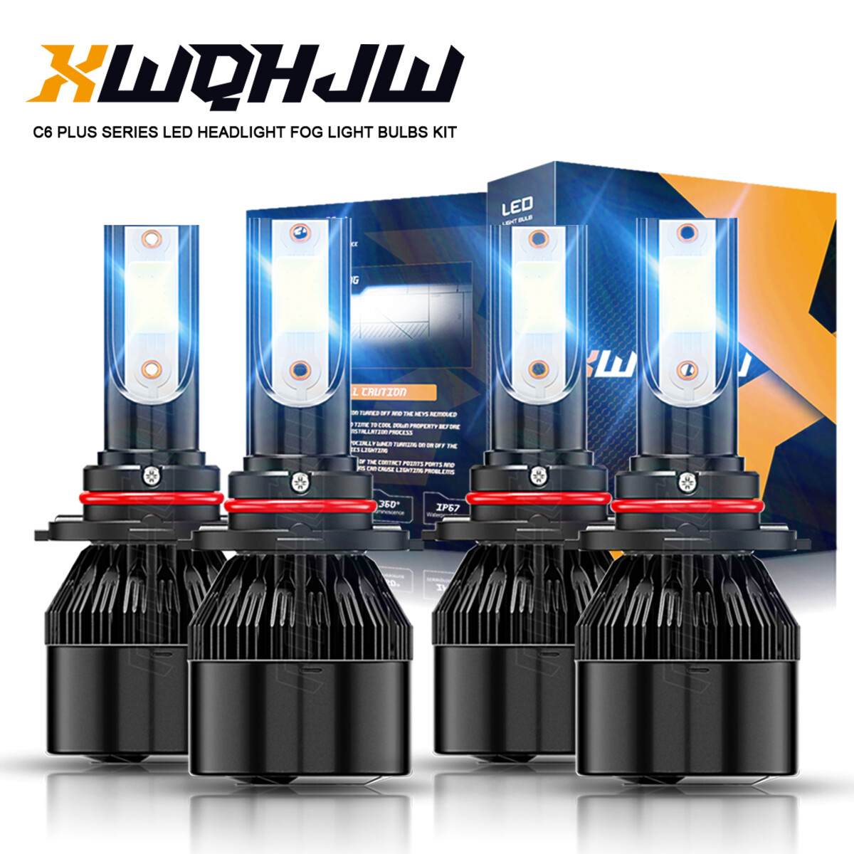 6000K LED Headlights Lights Bulbs for Chevy Silverado 1500 2500HD 3500 1999-2006