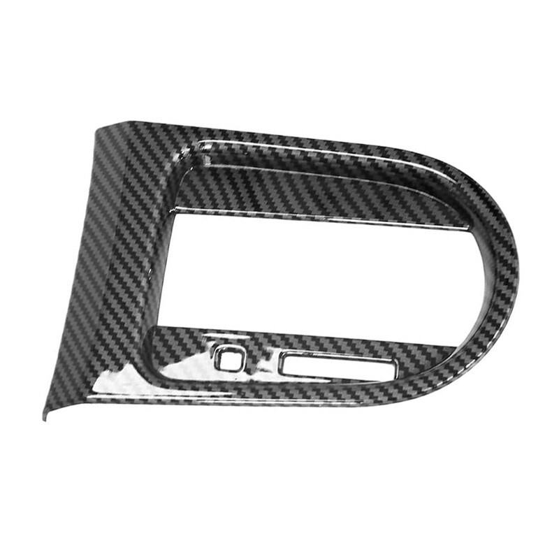 1X Car Automatic Gear Shift Frame Cover Panel ABS Fit For Ford Mustang 2015-2023