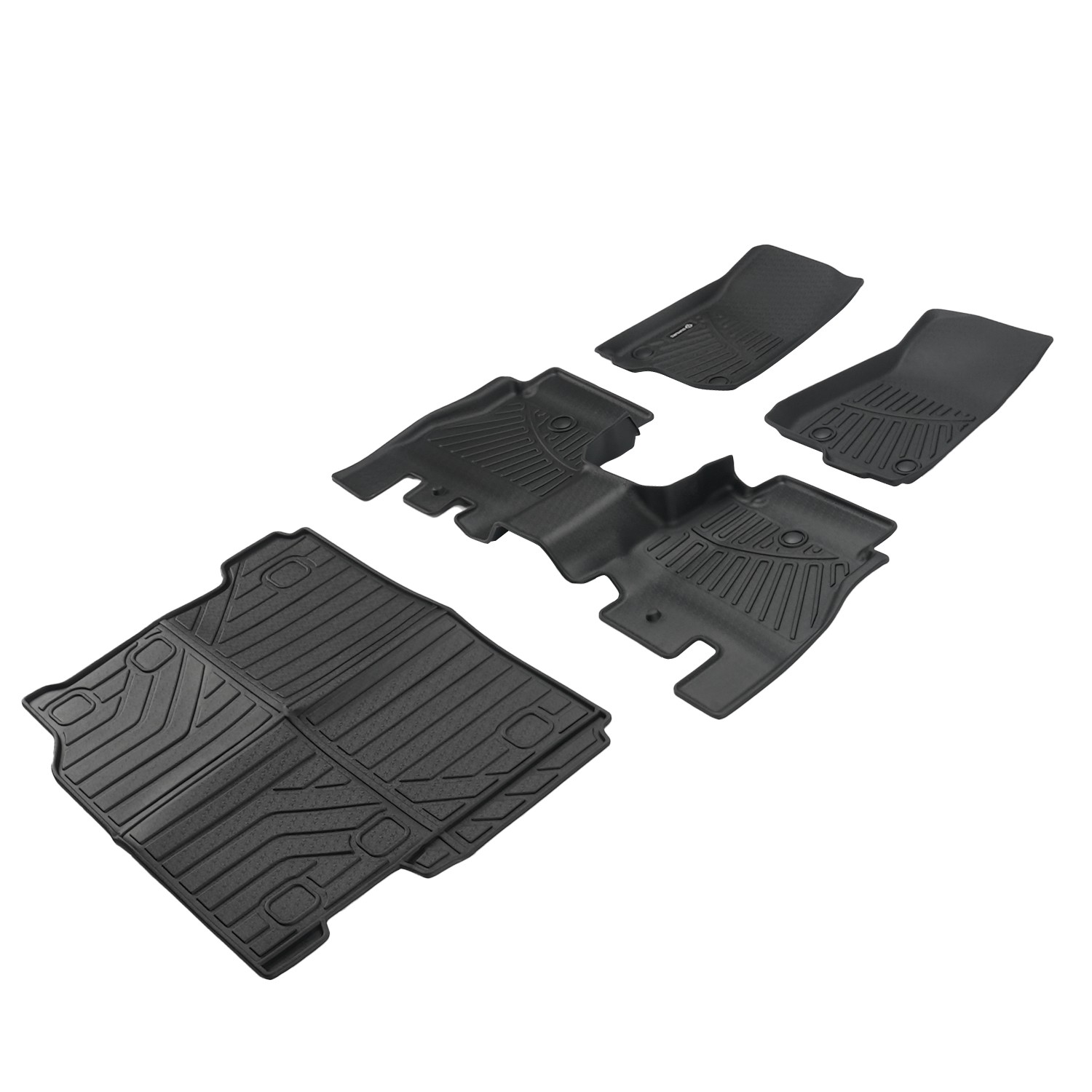4Pcs Floor Mats & Cargo Liners for 2018-2026 Jeep Wrangler JL Unlimited 4-Door