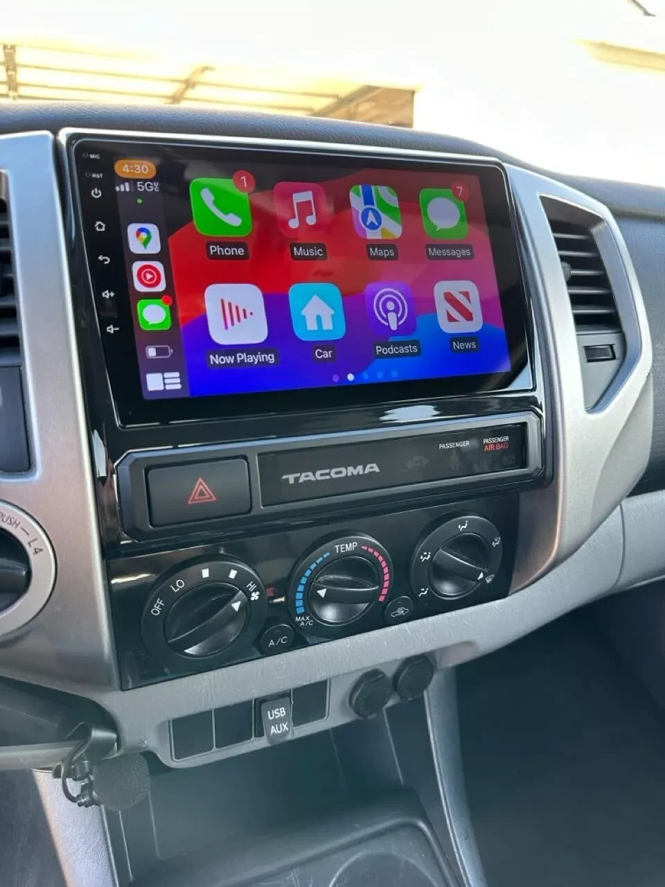For TOYOTA TACOMA 2005-2015 Apple CarPlay Android 14.0 Car Stereo Radio GPS WiFi