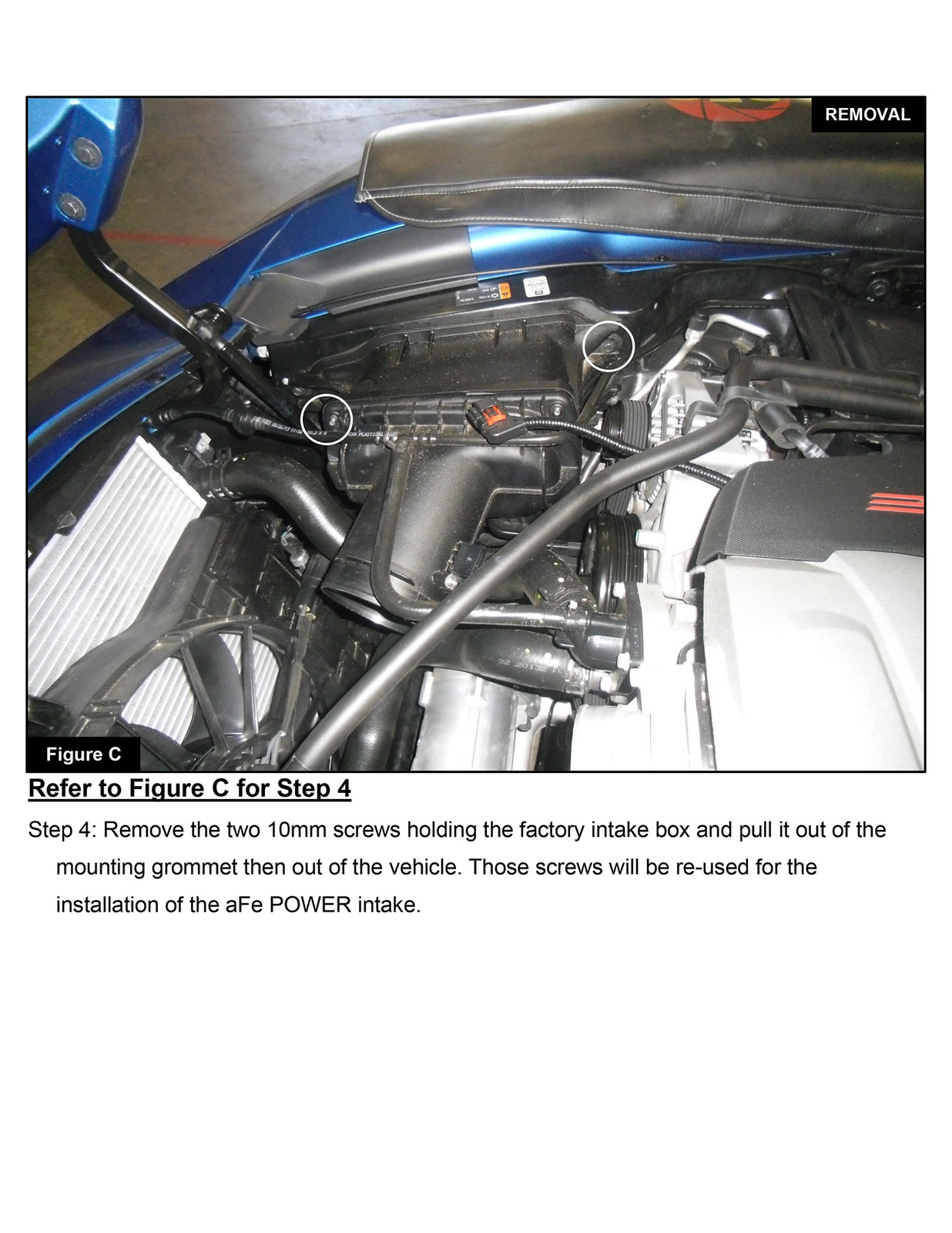 aFe 54-13041R Magnum FORCE Stage-2 Cold Air Intake for 14-19 Corvette C7 V8 6.2L