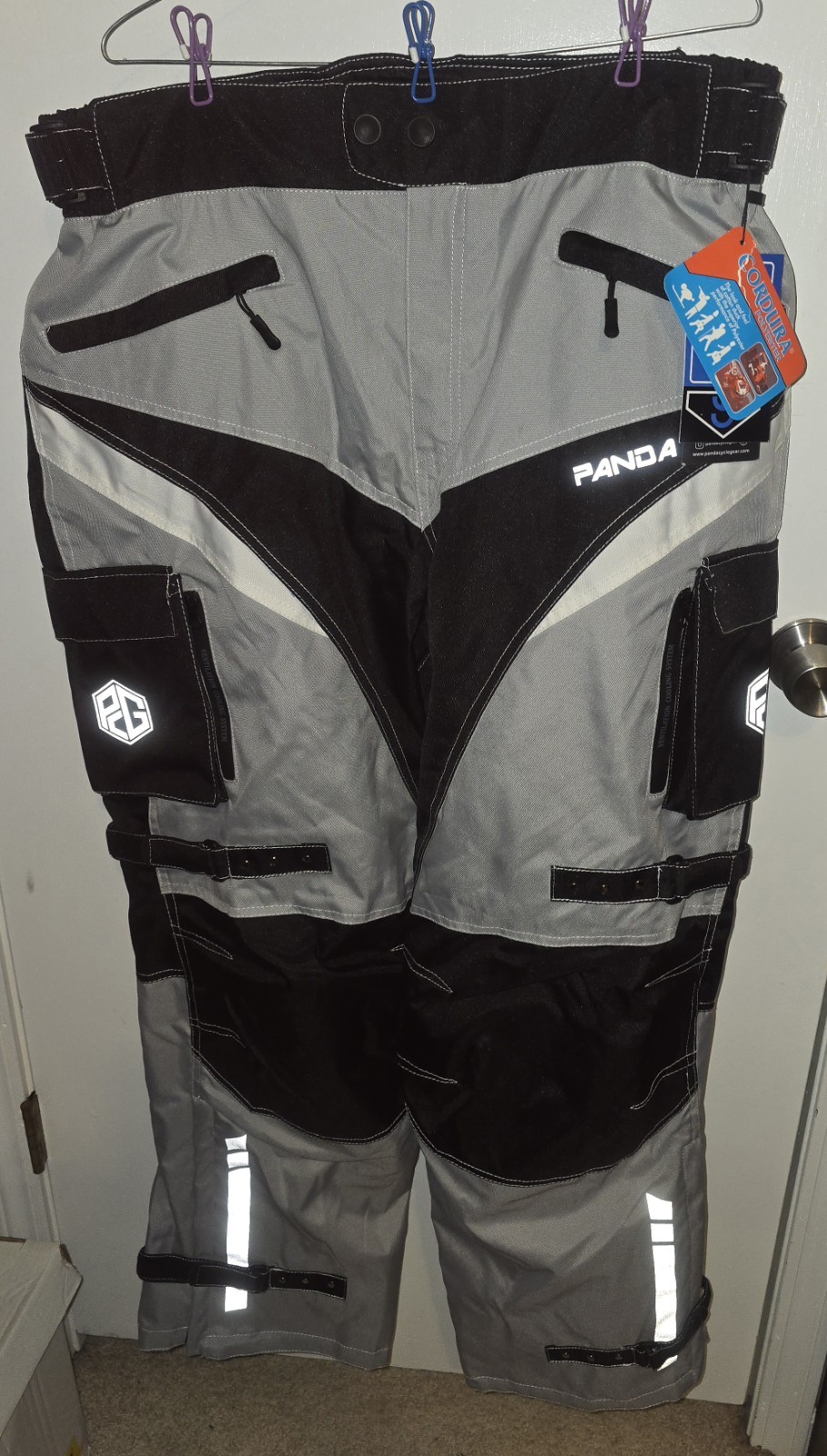 Panda Cycle Gear Nito Men pcg-1923 Size 3xLarge Color Black/grey Pants Nwt