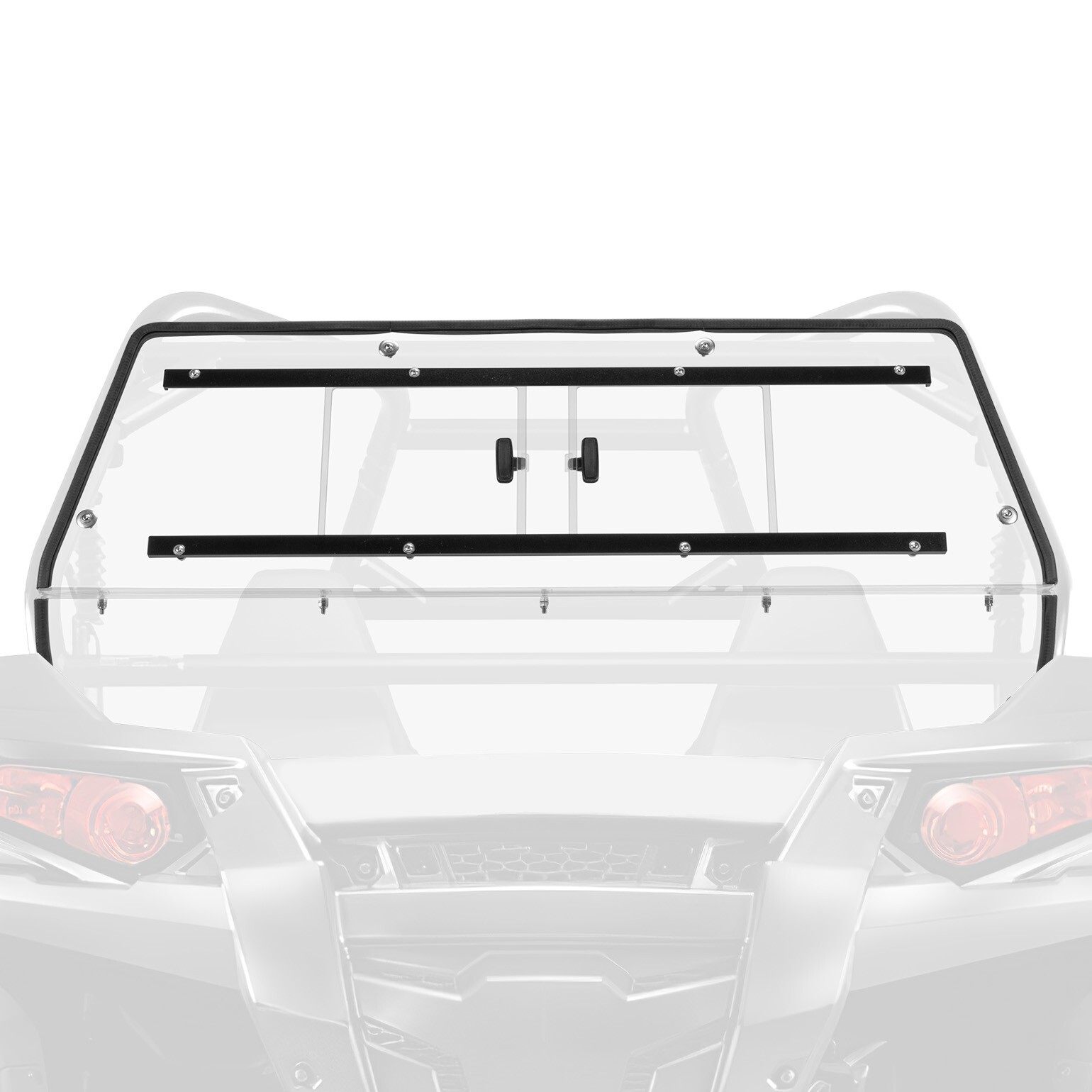 UTV Rear Windshield W/Sliding Window for Polaris RZR 800/S 800/ 570 /900 2008-14