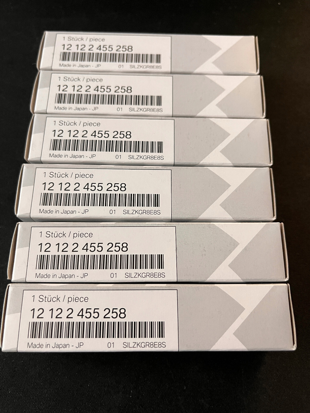 6x Genuine BMW B58D Spark Plugs High Power 12122455258 Z4 G29 M40i A90 MKV Supra