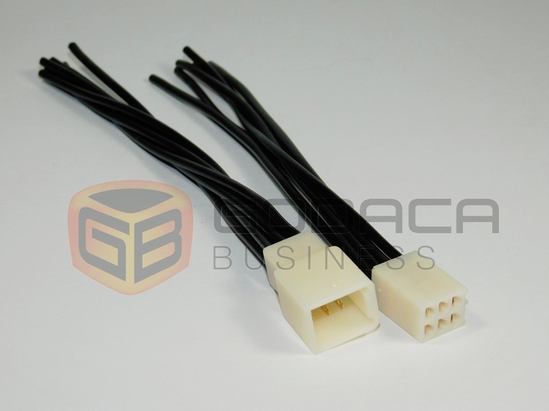 1x Female and Male Connector 6-way Universal 2.8mm 01020101000493