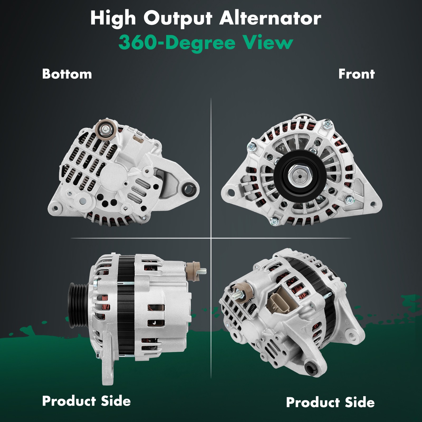 For Mitsubishi Eclipse 2000-2005 2.4L 2000-2002 Mirage 1.5L Alternator 13840