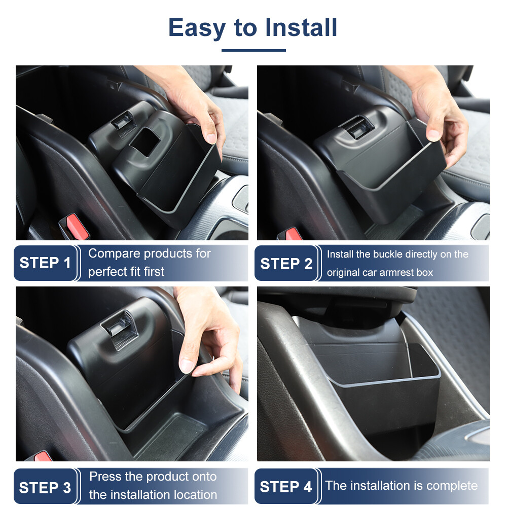 Central Armrest Storage Box Tray Organizer For Chevy Colorado/GMC Canyon 2014-22