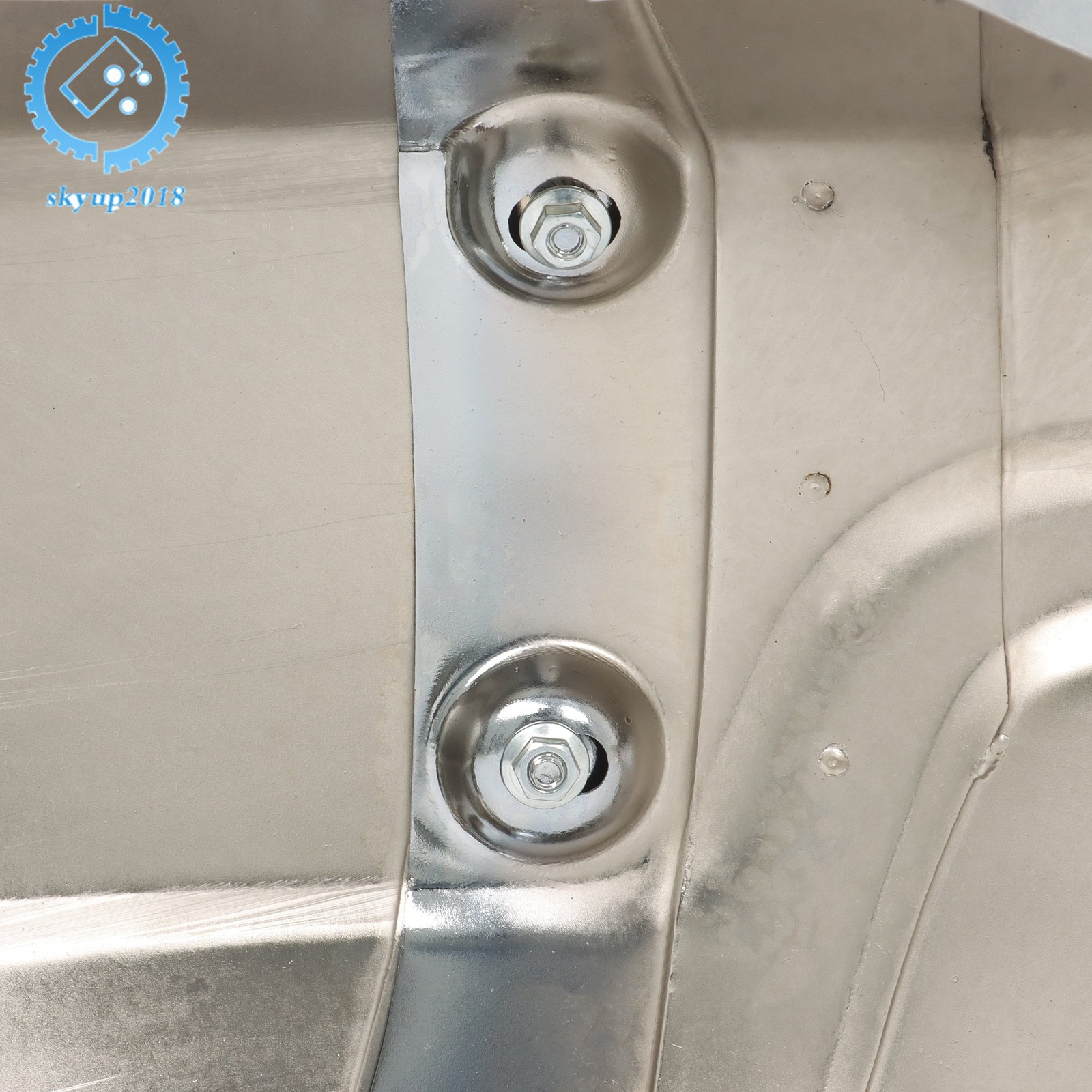 Front Bumper Face Bar Split-Type For Ford F-250 F-350 1999 00-2004 Chrome Steel