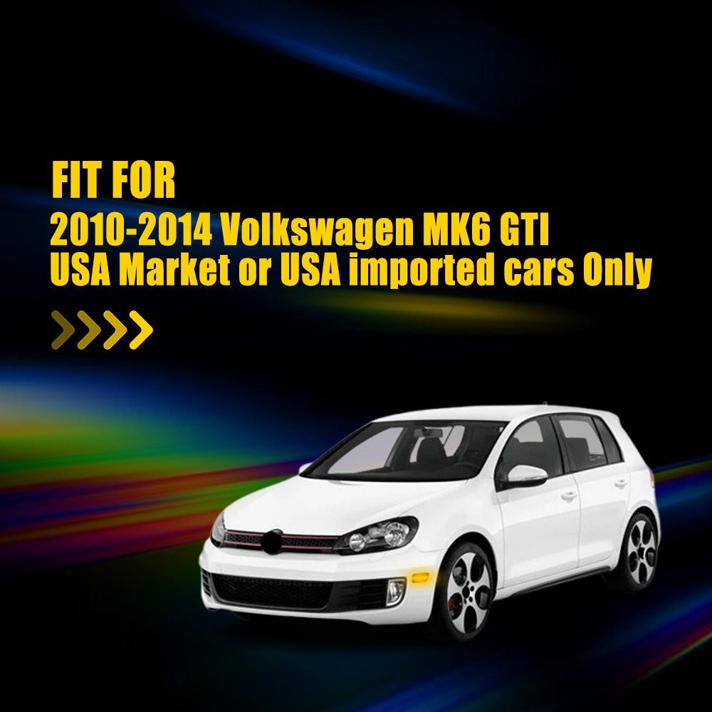 For 10-14 VW Volkswagen MK6 Golf/GTI Front Side Marker Amber LED Signal Lights H