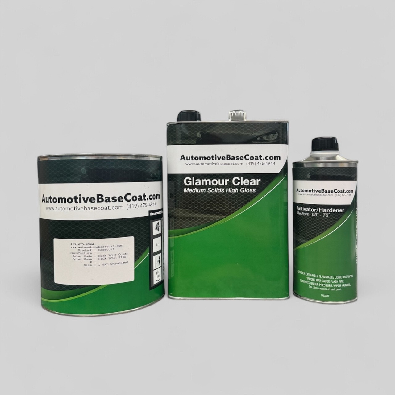 Ford – UH TUXEDO BLACK BASECOAT PAINT (GALLON UNREDUCED W/ CLEAR KIT)