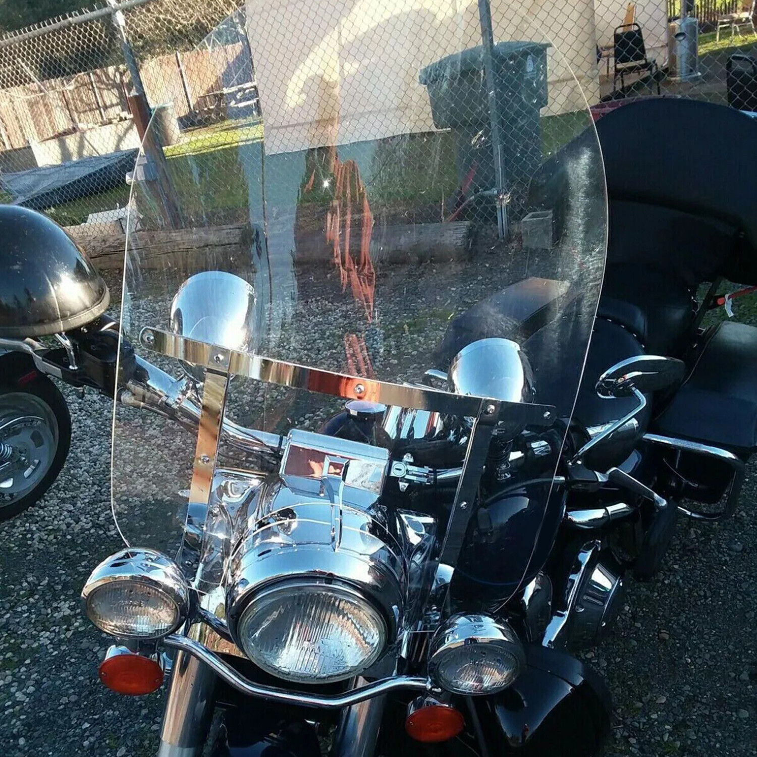 Clear Windshield Windscreen For Harley Davidson Road King Classic 1994-2024 2023