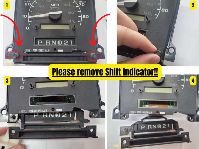 Ford F150 F250 F350 Bronco 92 93 94 95 96 97 Speedometer PSOM REPAIR E250 E350