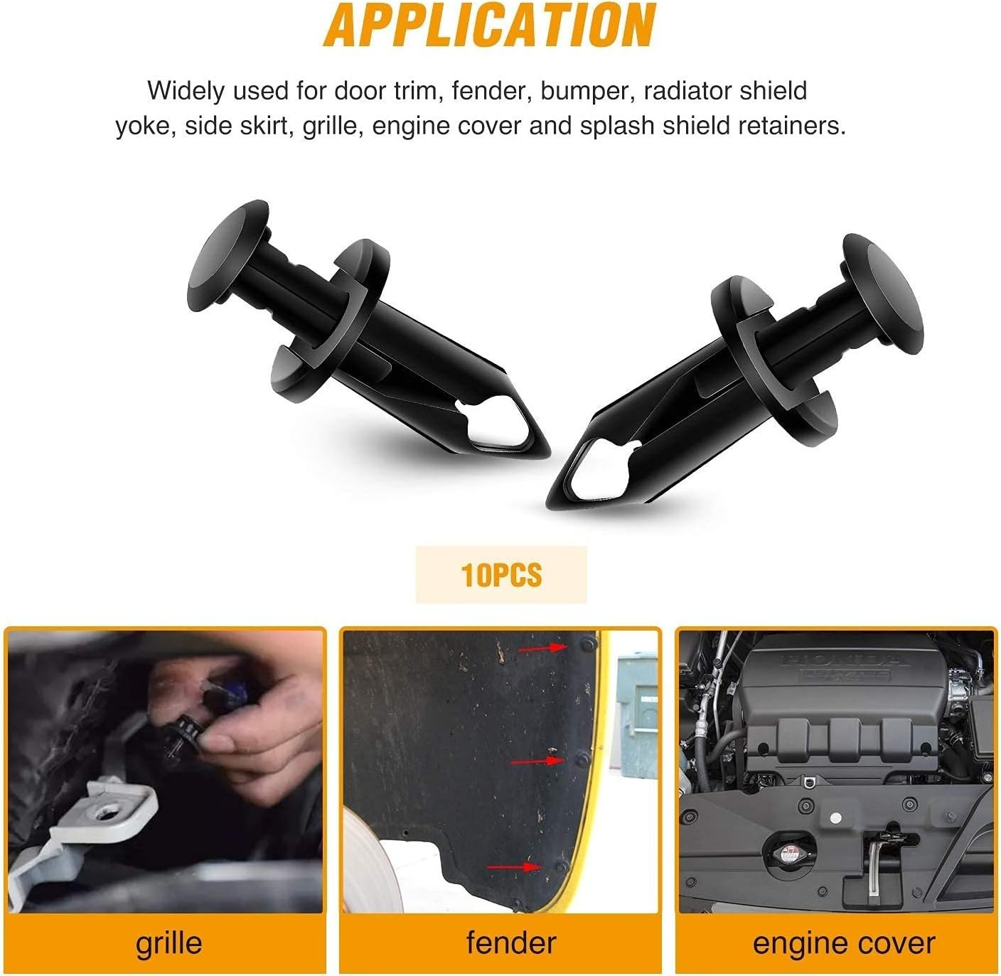 GOOACC GRC-70 Engine Splash Shield Fastener Kit 35PCS – Under Cover