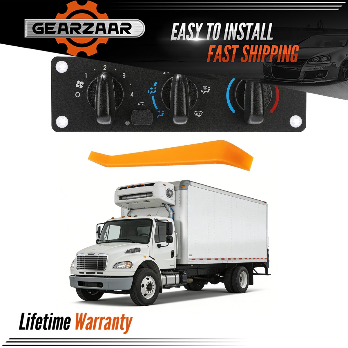 Heater Control Panel 599-008 fits Freightliner M2 100 106 112 2 Years Warranty