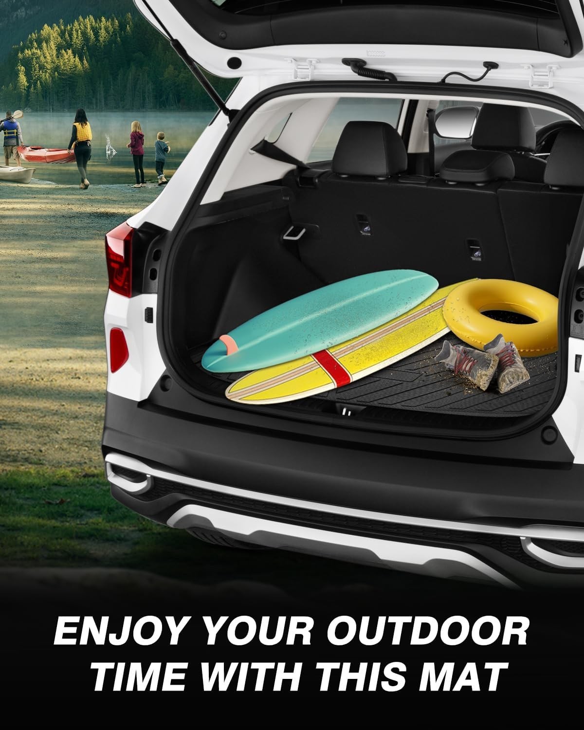 Custom Fit TPE Cargo Liner for 2021-2026 Kia Seltos – Odorless and Durable