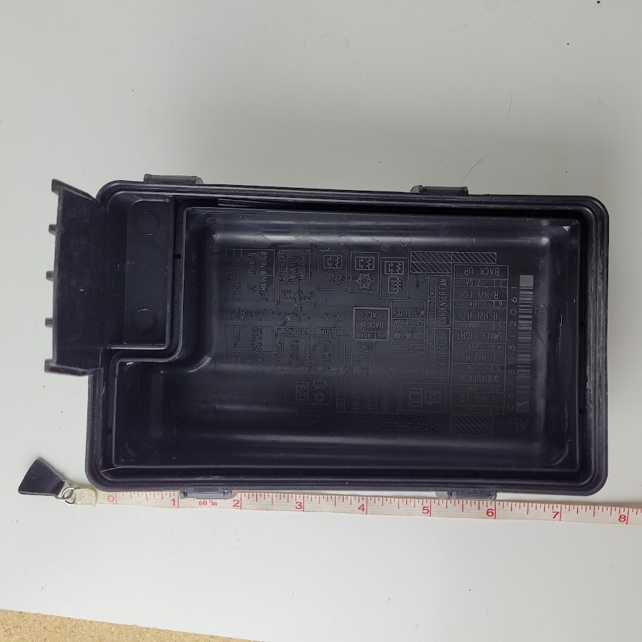 2005-2010 Honda Odyssey Under Hood Fuse Relay Box Cover Lid Black