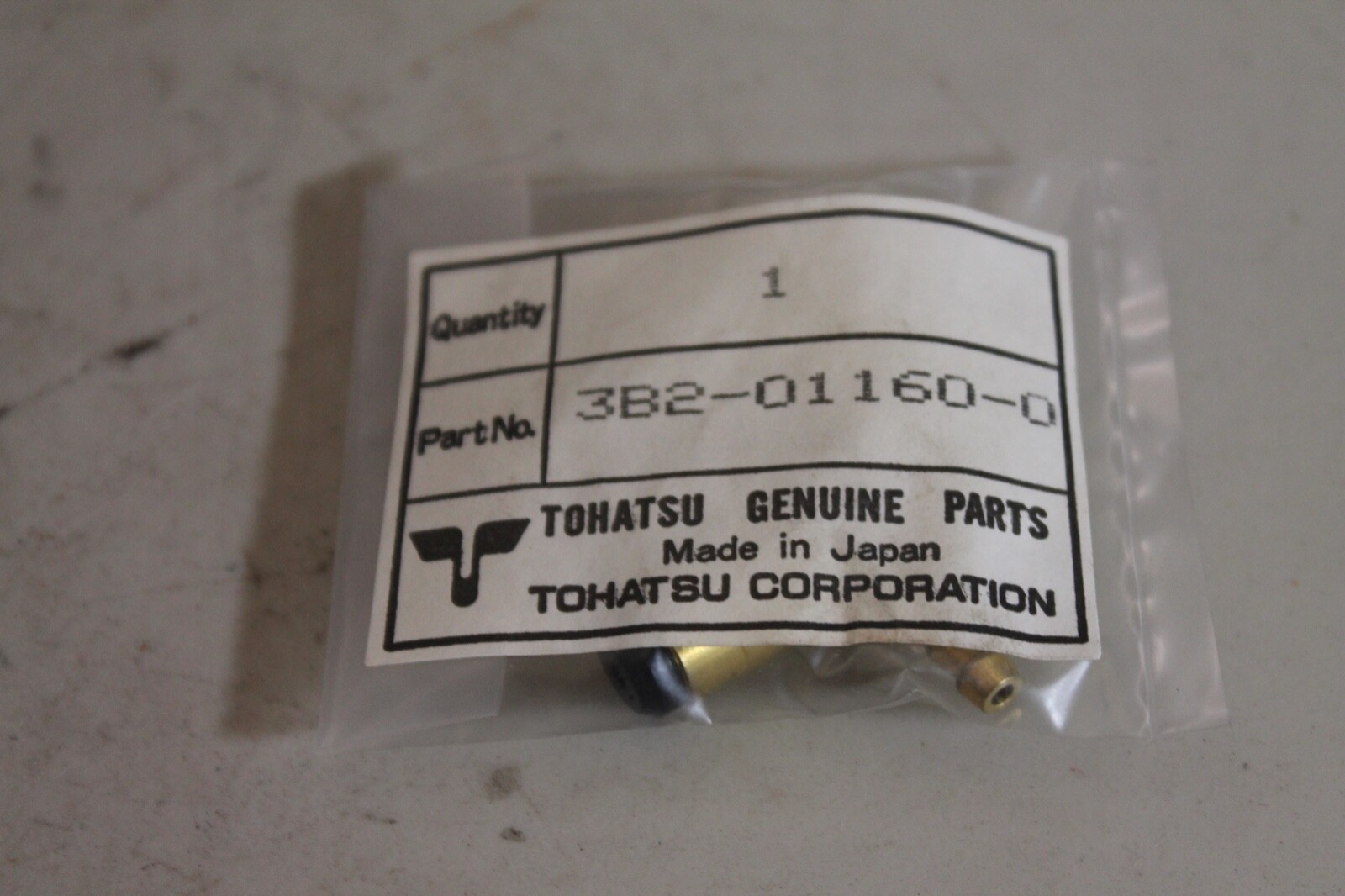 TOHATSU CHECK VALVE NIPPLE 3B2011600 6 8 9.8 9.9 15 18 25 30 35 40 50 60 70 HP