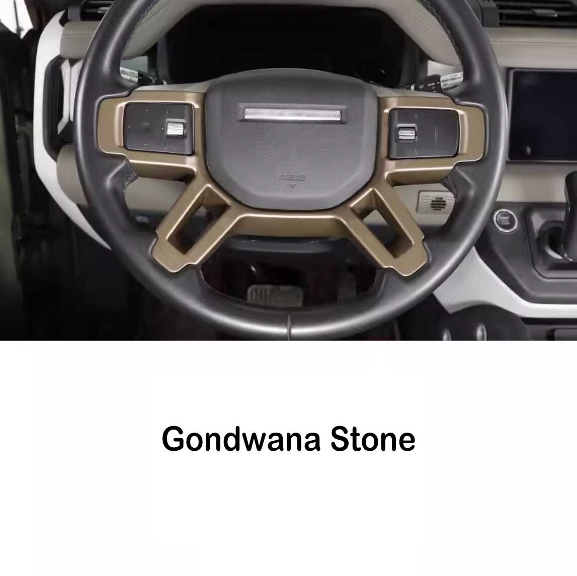 Fits For Land Rover Defender 2020-2026 Steering Wheel Cover Gondwana Stone