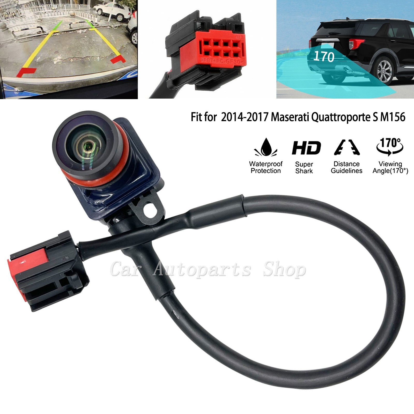Fit for 2014-2017 Maserati Quattroporte S M156 Rear View Backup Back Up Camera