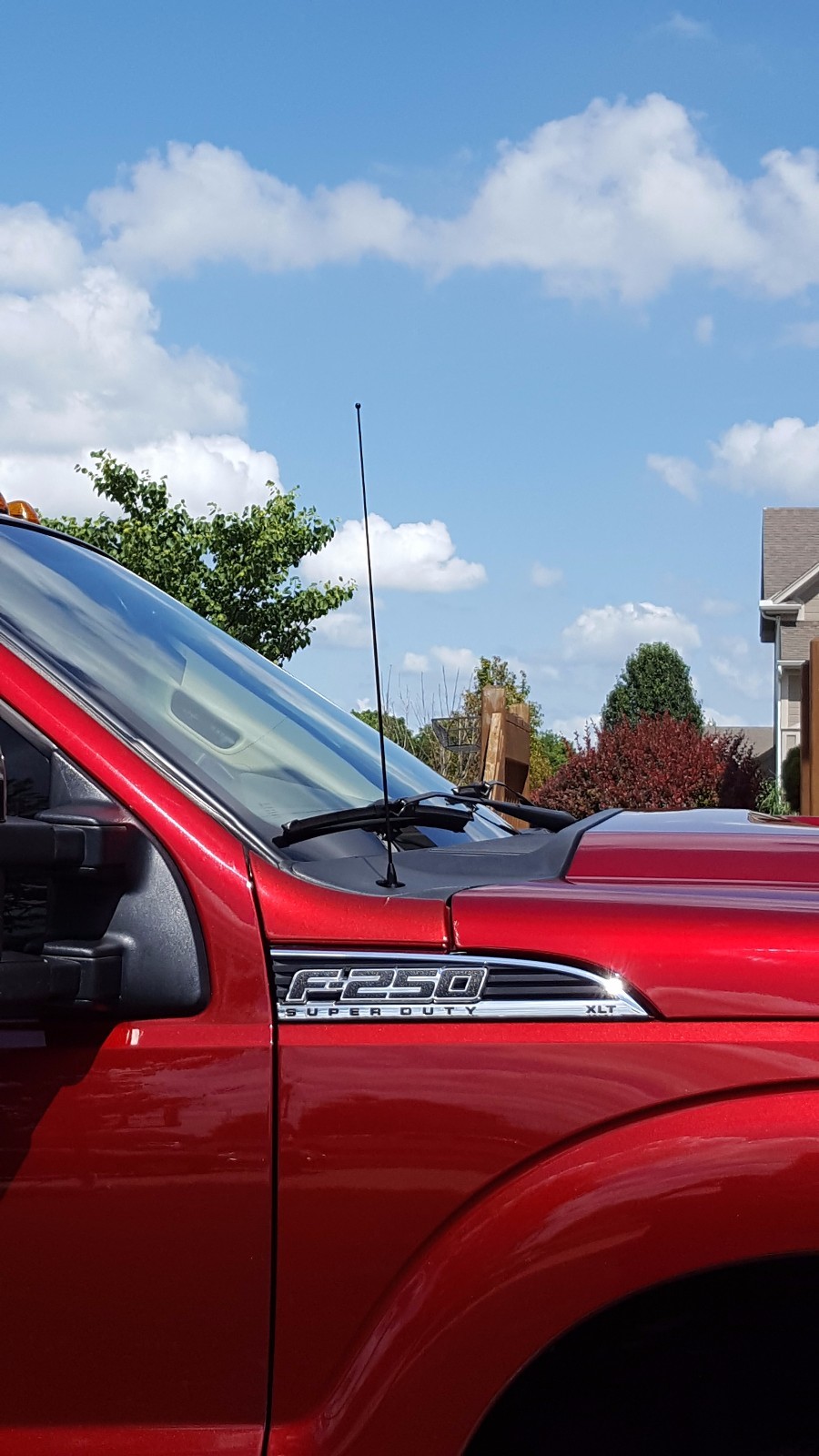 21″ Black Spring Stainless AM/FM Antenna Mast Fits: 1980-1994 Ford F600