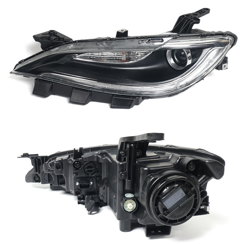 For Chrysler 200 2015 2016 2017 Halogen Headlight w/o LED DRL Chrome Driver Left