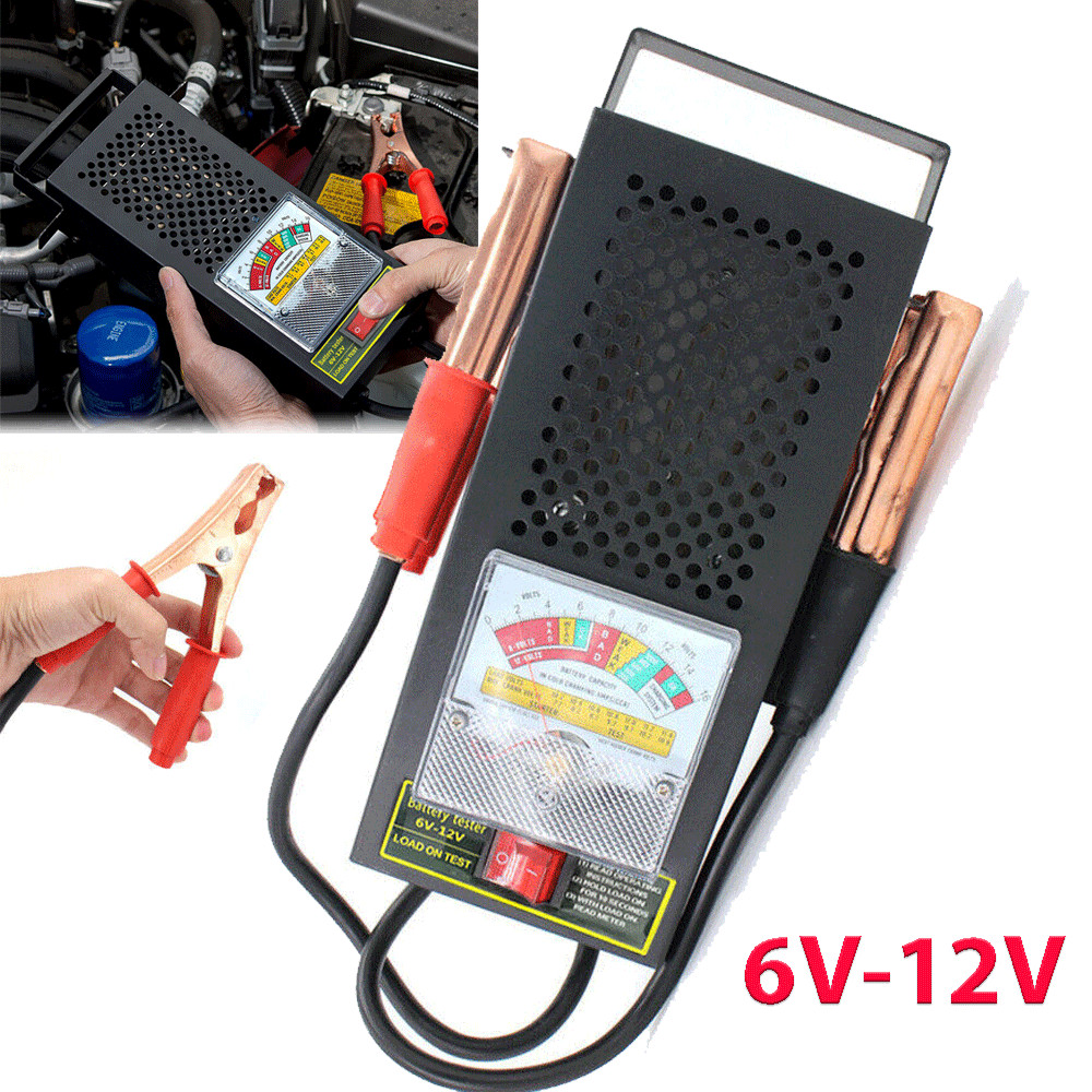 Battery Load Tester 100 Amp Load Type 6V-12V 100A Mechanics Car Truck Repair