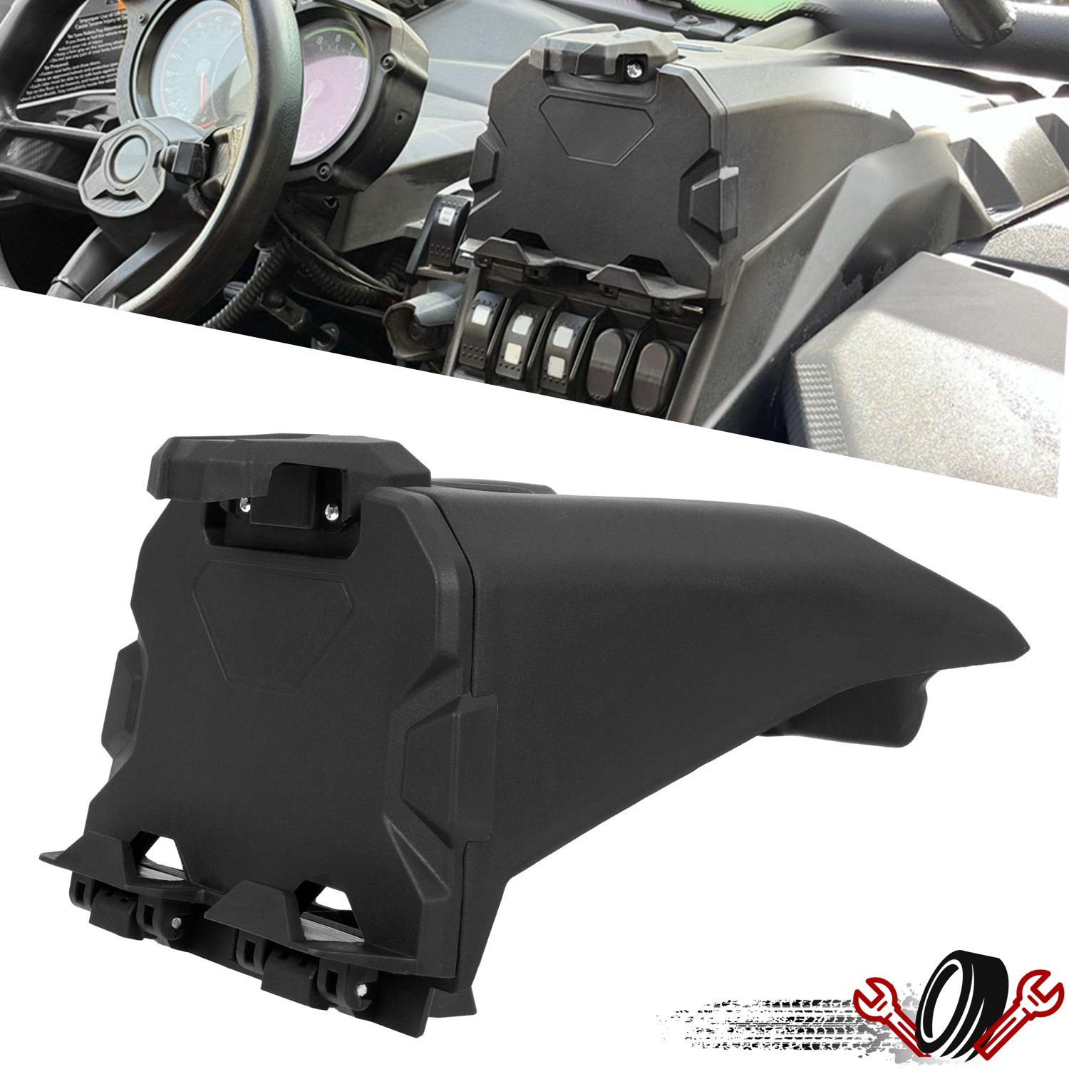 Tablet Electric Device Holder Mount For 2017-2025 Can Am Maverick X3 #715002874