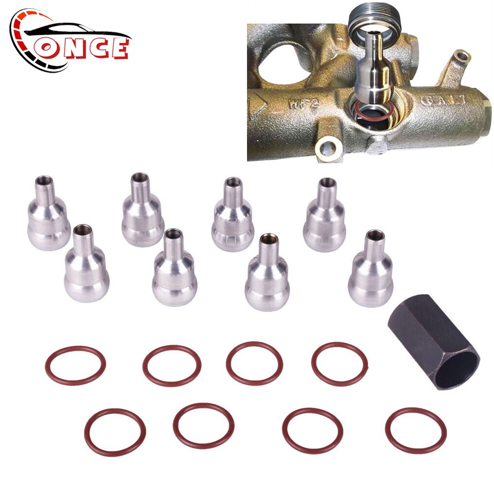 High Pressure Oil Rail Ball Tube Repair Seal Kit For Ford 6.0L Diesel 2003-2010