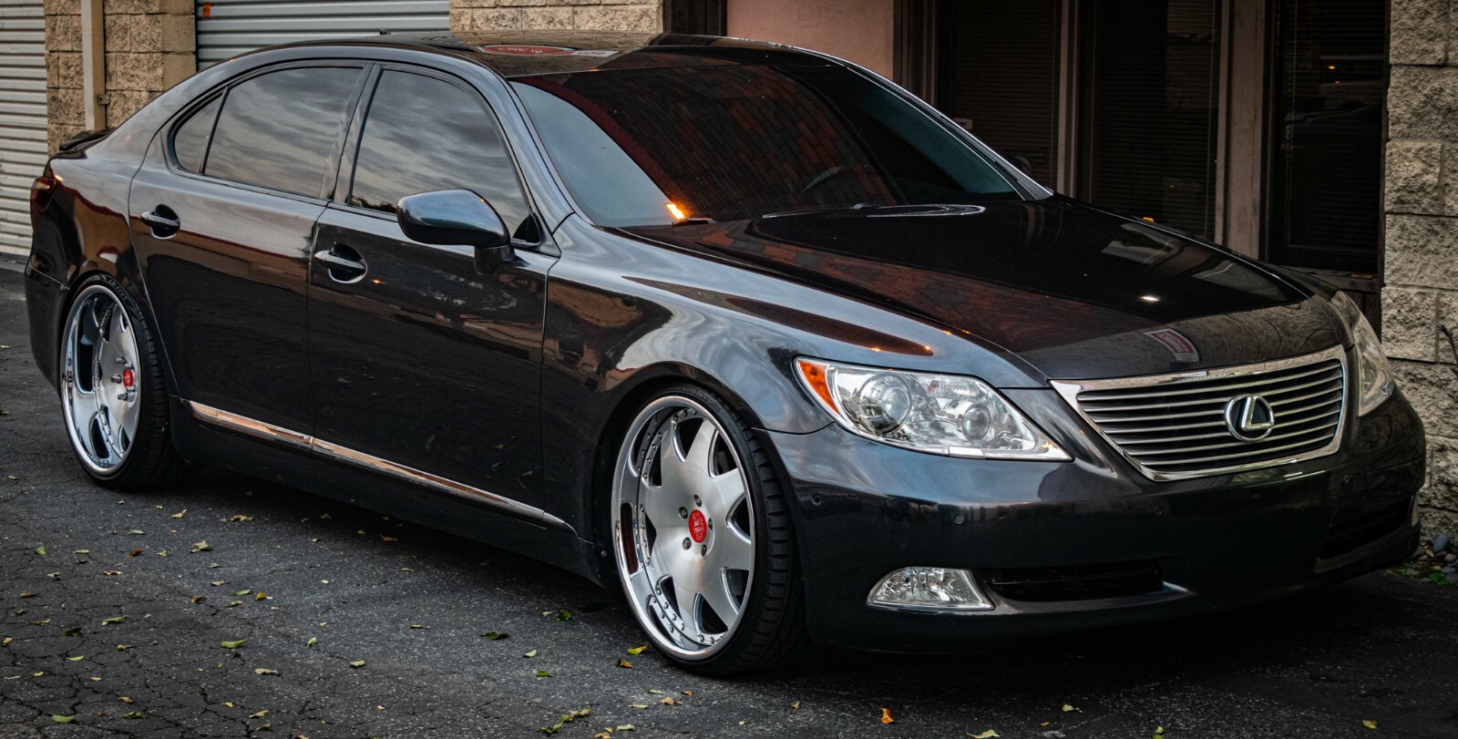 2006-2009 Lexus LS460 Trunk and Lower Door Chrome Delete Overlay