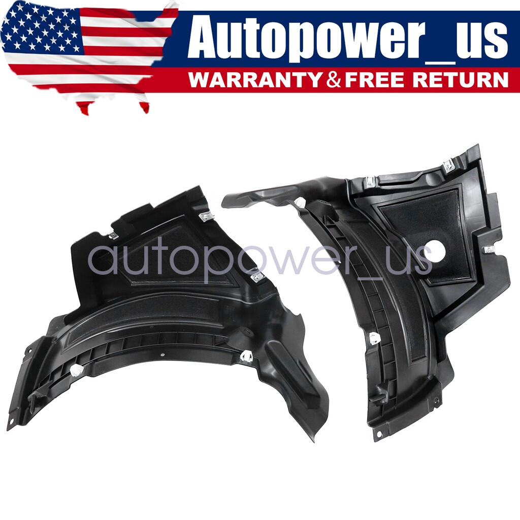 2Pcs Splash Shield Front LH & RH Front Section fits 2012-2015 Audi A6 Quattro