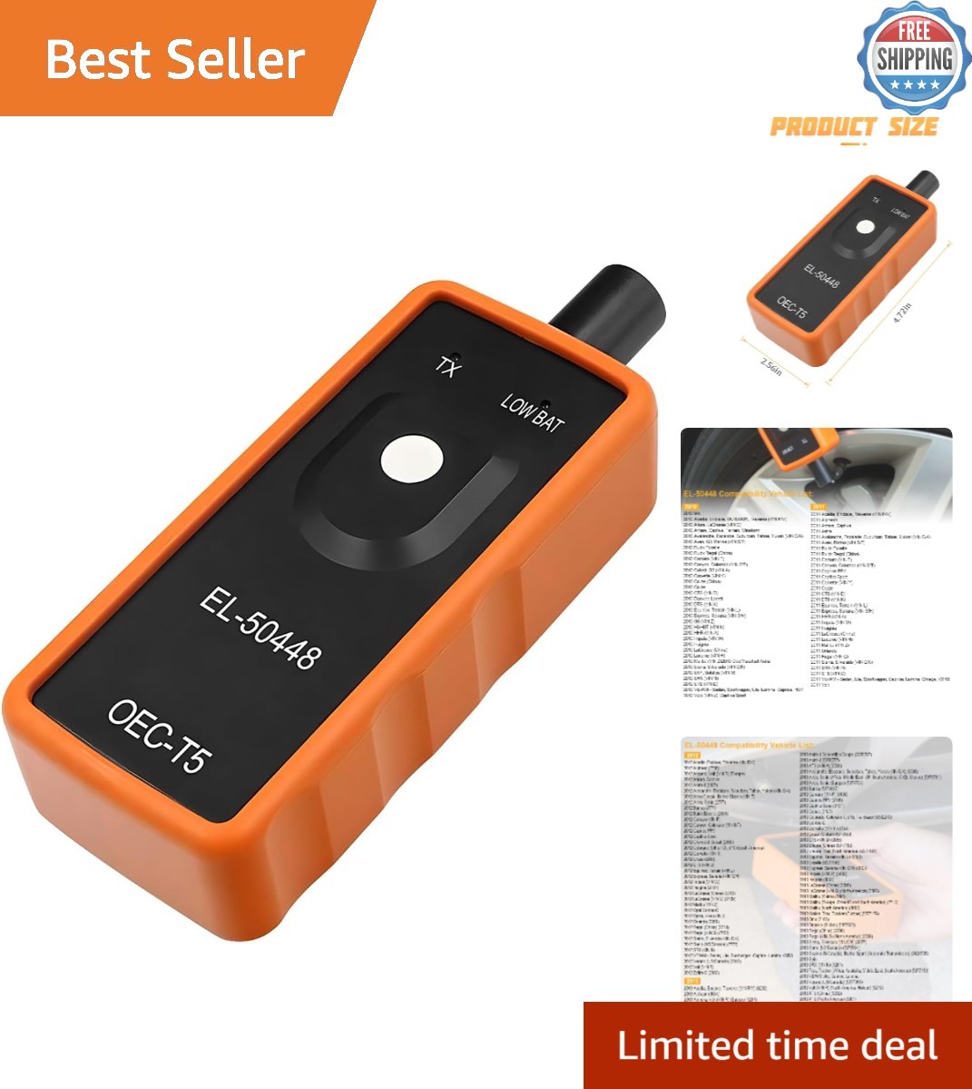 Universal TPMS Activation Reset Tool for Tire Pressure Sensors – Easy to Use