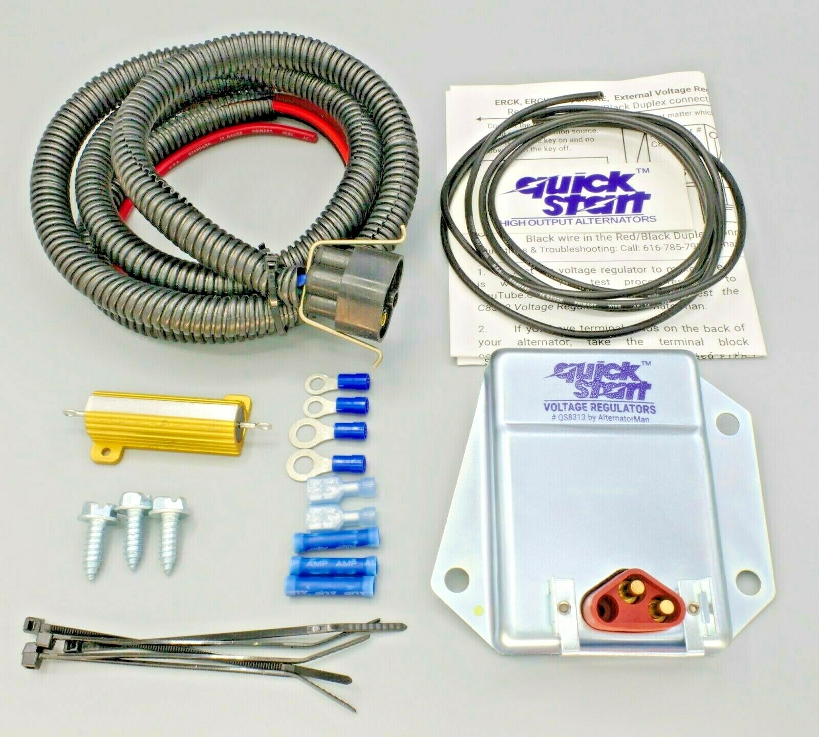DODGE RAM ECU VOLTAGE REGULATOR BYPASS KIT, H D ADJUSTABLE, 14.3V PRESET