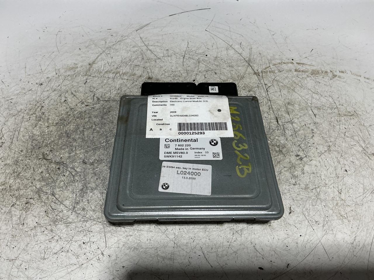 Engine ECM Electronic Control Module Sedan Fits 07-10 BMW 323i 855611