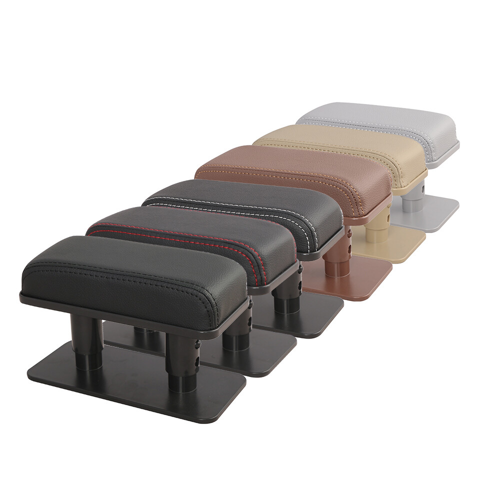 Black Car Armrest Pad Left Elbow Support Central Armrest Box Adjustable Arm Rest