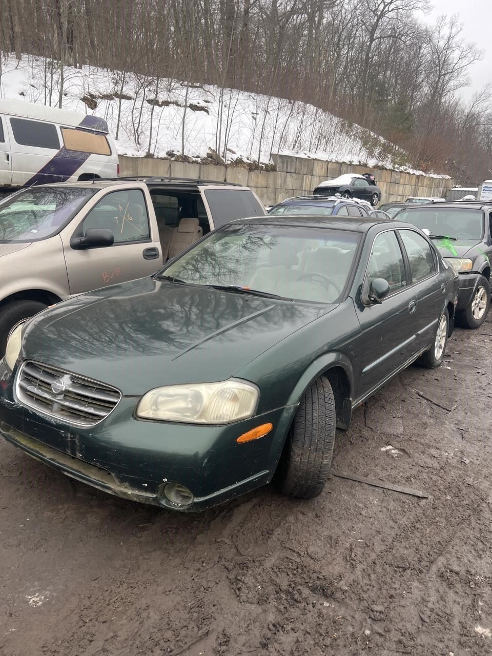 2000-2001 Nissan Maxima Passenger Right RH Headlight Without 20th OEM 1503058