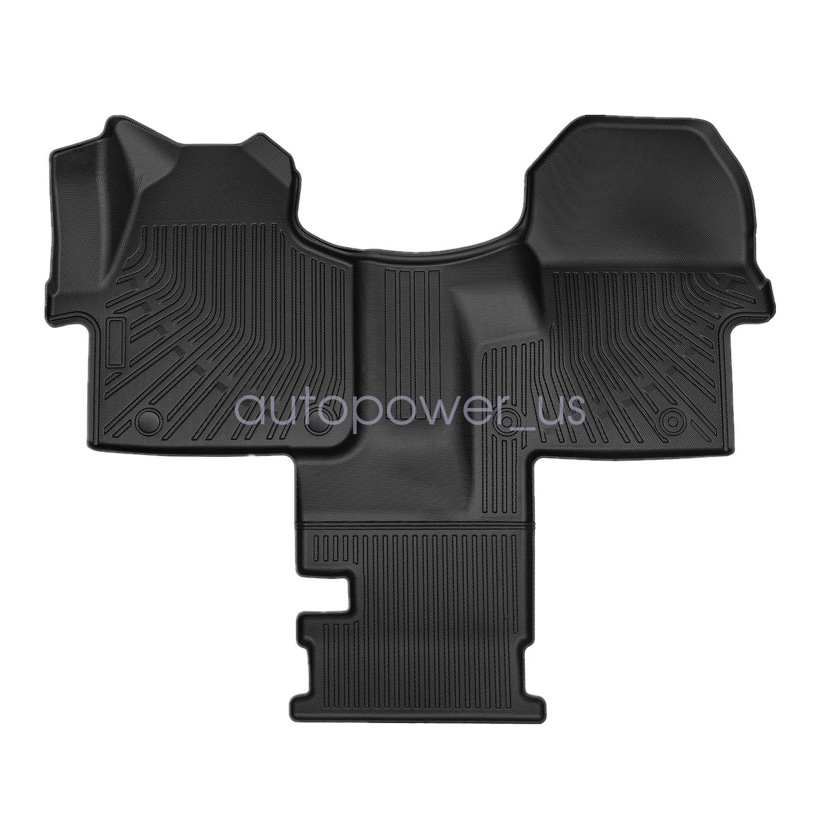 3D Floor Mats Liners 1Pc For 2019-2025 Mercedes Sprinter W907 910 TPE Black